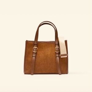 Zara Brown Soft Medium Bag
